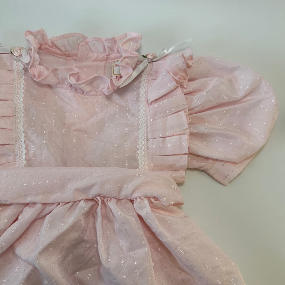 VTG Nana’s Pet Designer Collection for JcPenney Toddler Girls 2 Pink‎ Lace Frill